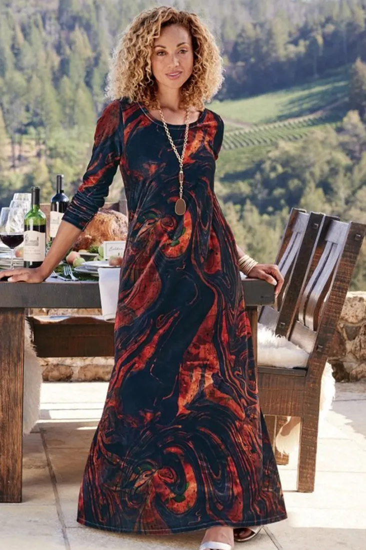 santiago_stretch_velvet_dress_16.webp Store Soft Surroundings Santiago Stretch Velvet Dress