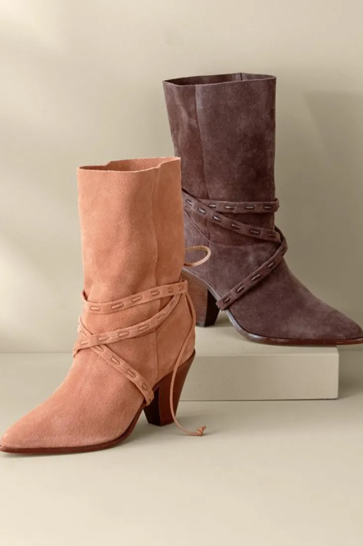 Sale Soft Surroundings Schutz Portia Belted Bootie
