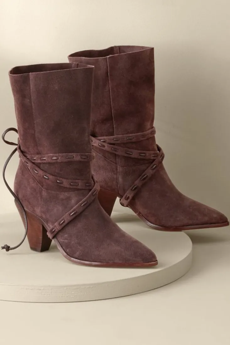 Sale Soft Surroundings Schutz Portia Belted Bootie