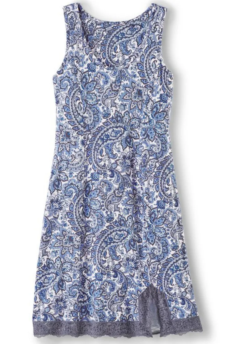 serenity_bamboo_shelf_bra_sleep_dress_13.webp Outlet Soft Surroundings Serenity Bamboo Shelf Bra Sleep Dress