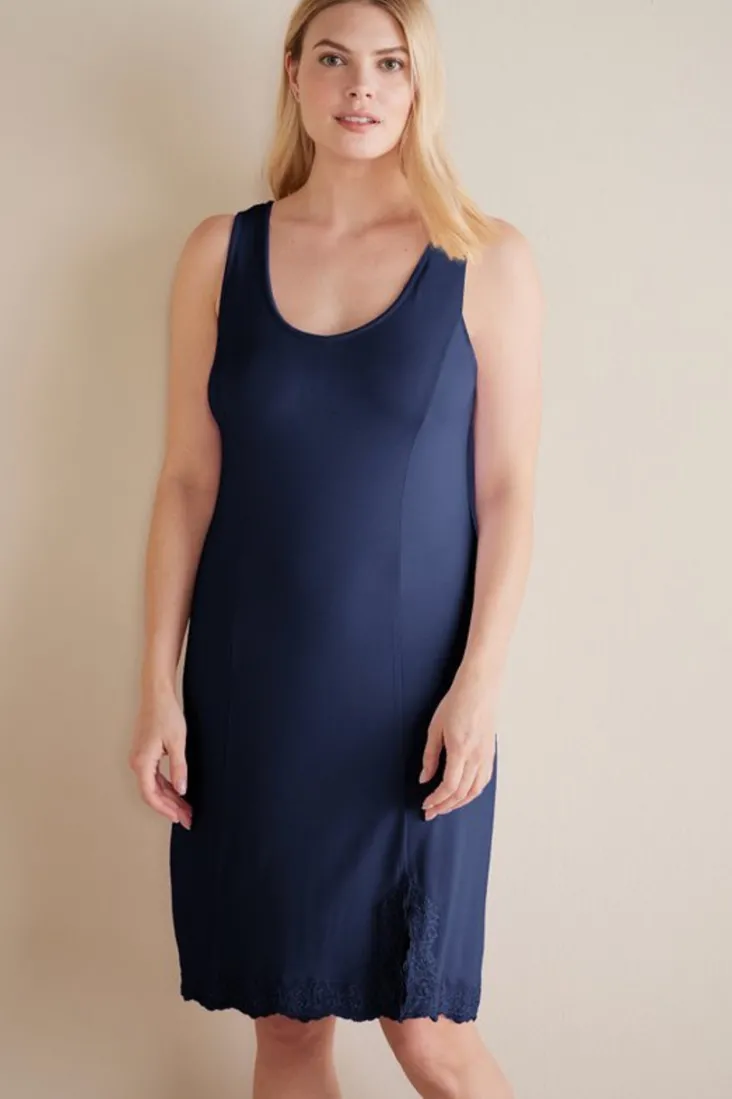 serenity_bamboo_shelf_bra_sleep_dress_2.webp Outlet Soft Surroundings Serenity Bamboo Shelf Bra Sleep Dress