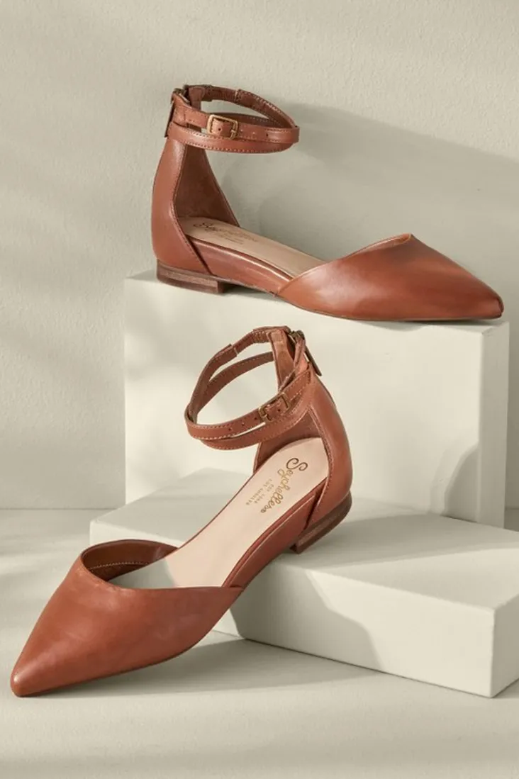 Shop Soft Surroundings Seychelles What A Girl Wants Zip Flats Tan