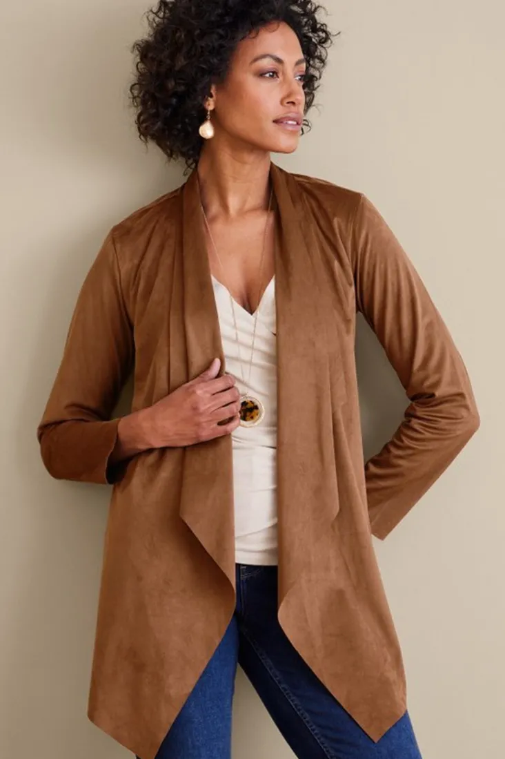 shape_drape_faux_suede_jacket_2.webp Sale Soft Surroundings Shape Drape Faux Suede Jacket