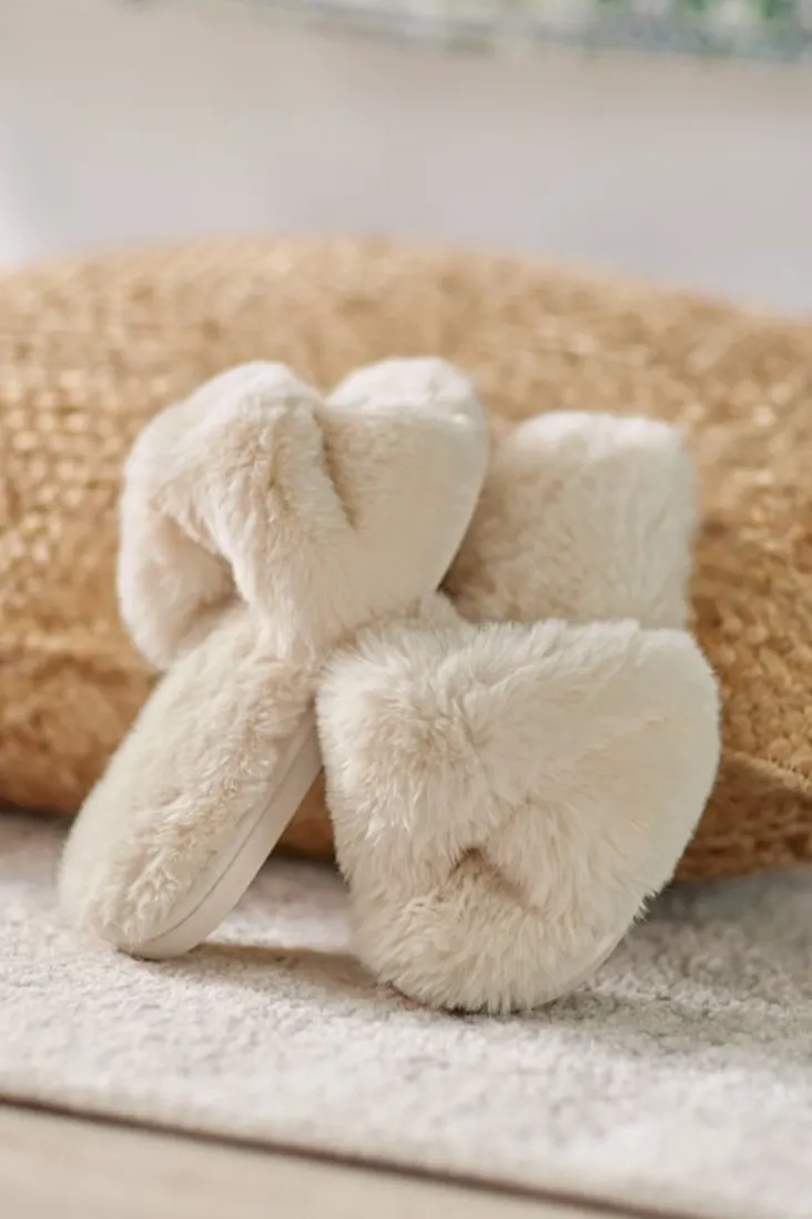 Sale Soft Surroundings Shiraleah Stowe Slippers Ivory
