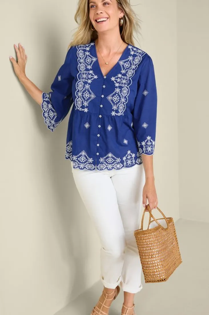 shona_embroidered_top_2.webp Best Soft Surroundings Shona Embroidered Top SodaliteBlue