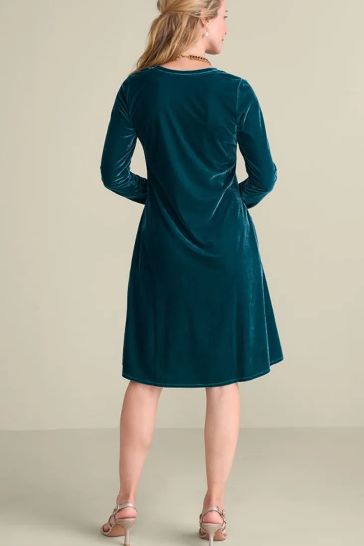 short_santiago_velvet_dress_2.webp Shop Soft Surroundings Short Santiago Velvet Dress