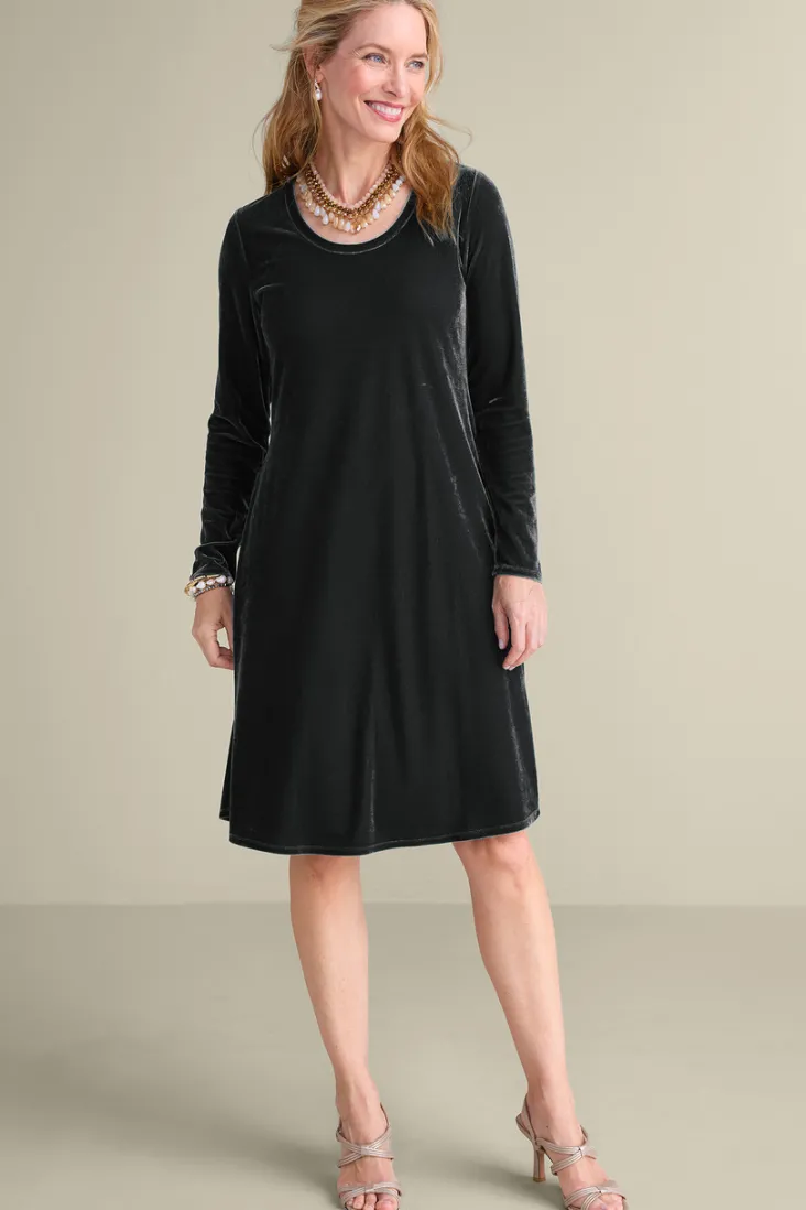short_santiago_velvet_dress_9.webp Shop Soft Surroundings Short Santiago Velvet Dress