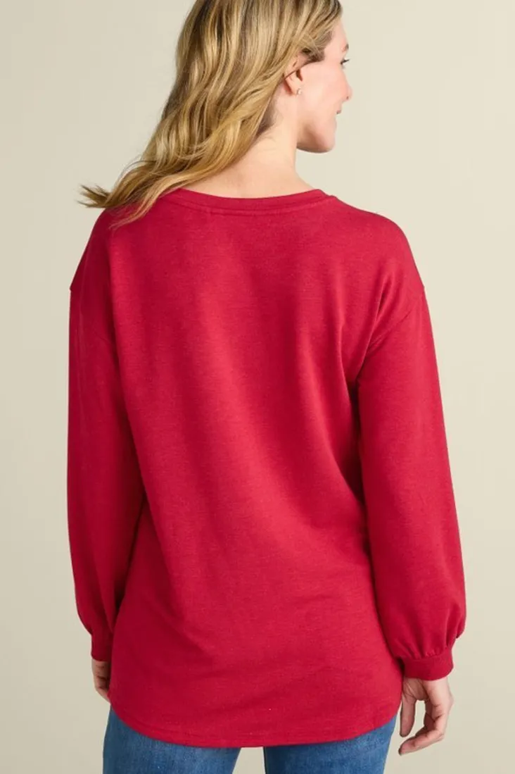 siesta_soft_button_shoulder_tunic_3.webp Sale Soft Surroundings Siesta Soft Button Shoulder Tunic LipstickHeather