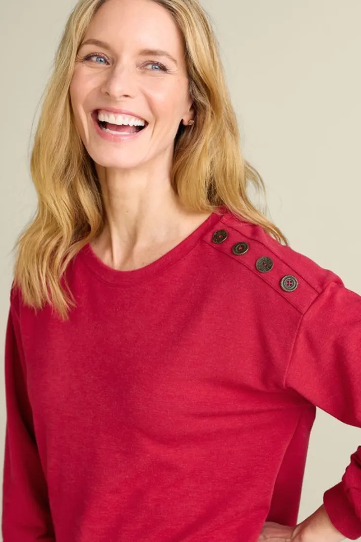 siesta_soft_button_shoulder_tunic_5.webp Sale Soft Surroundings Siesta Soft Button Shoulder Tunic LipstickHeather