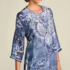 Shop Soft Surroundings Silvia Embroidered Tunic BlueMulti