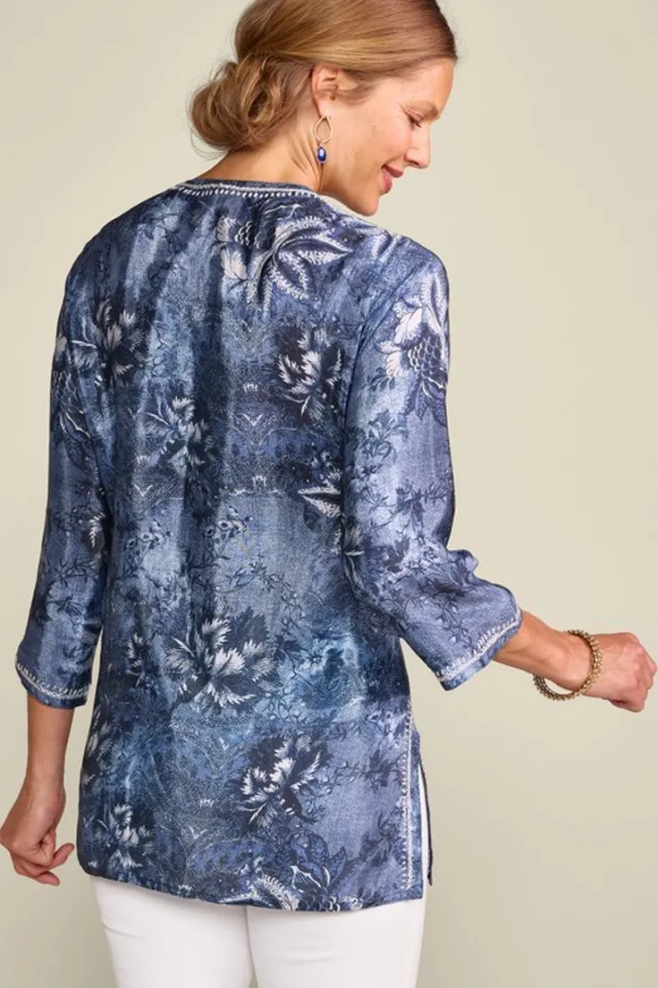 silvia_embroidered_tunic_3.webp Shop Soft Surroundings Silvia Embroidered Tunic BlueMulti