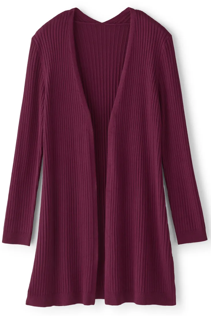 Cheap Soft Surroundings Soft Essential Ribbed Long Cardi