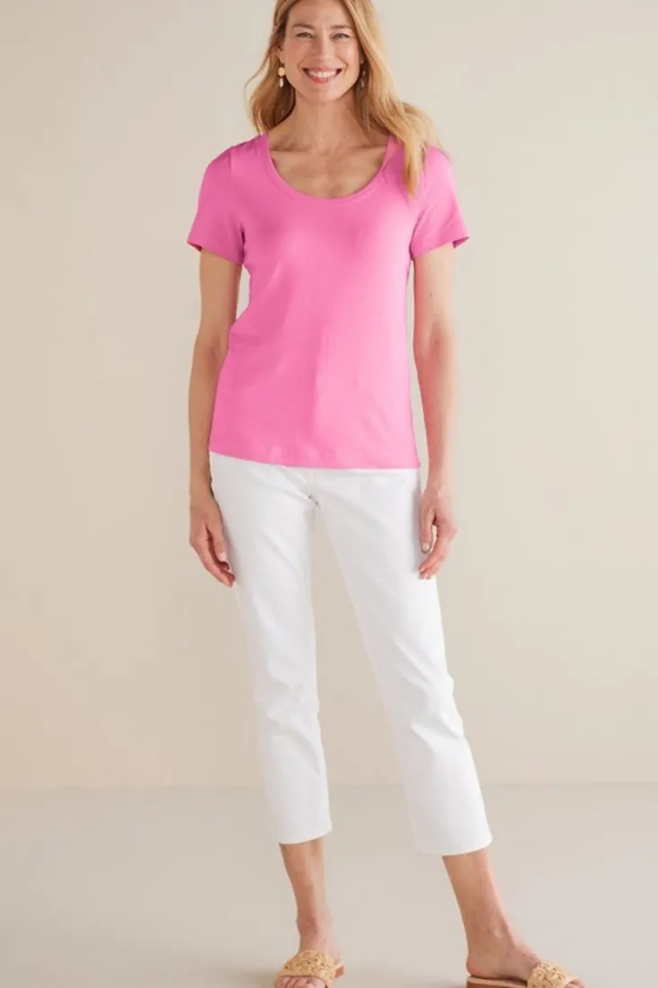soft_essential_supima_short_sleeve_tee_13.webp Flash Sale Soft Surroundings Soft Essential Supima Short Sleeve Tee