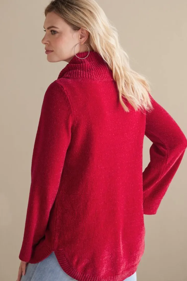 soft_winds_chenille_tunic_sweater_24.webp Clearance Soft Surroundings Soft Winds Chenille Tunic Sweater