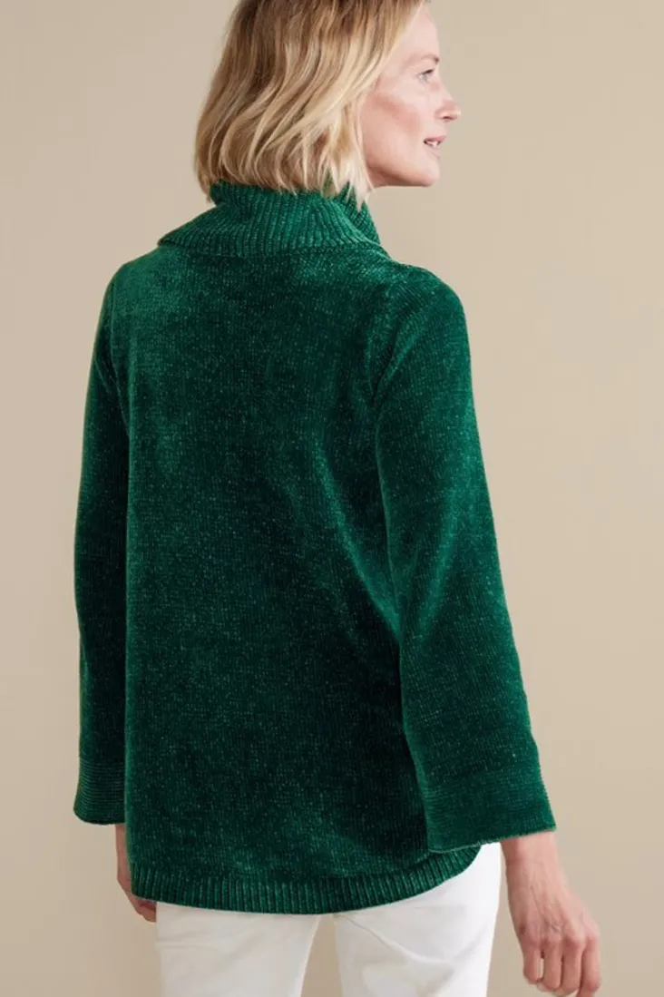 soft_winds_chenille_tunic_sweater_8.webp Clearance Soft Surroundings Soft Winds Chenille Tunic Sweater