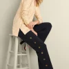 Fashion Soft Surroundings Sorrento French Terry Wide Leg Pants Black