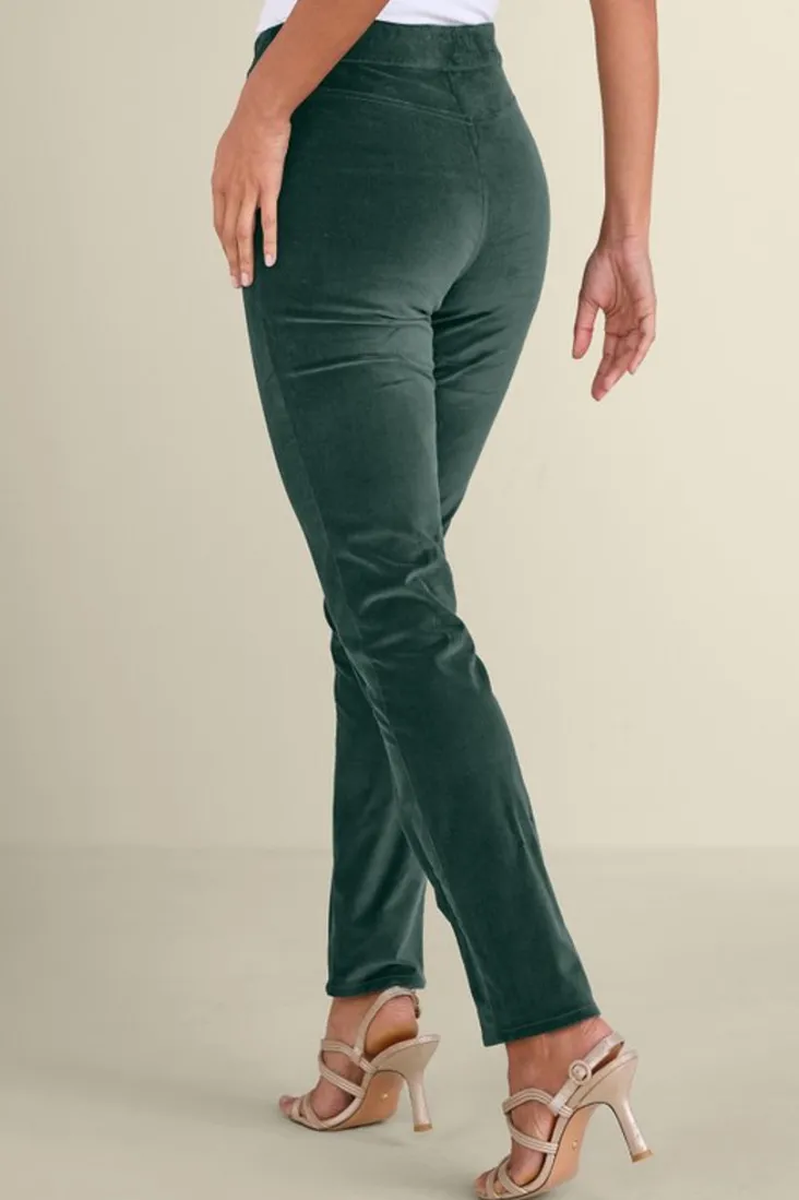 sutton_velveteen_pullon_slim_leg_pants_3.webp Flash Sale Soft Surroundings Sutton Velveteen Pull-On Slim Leg Pants