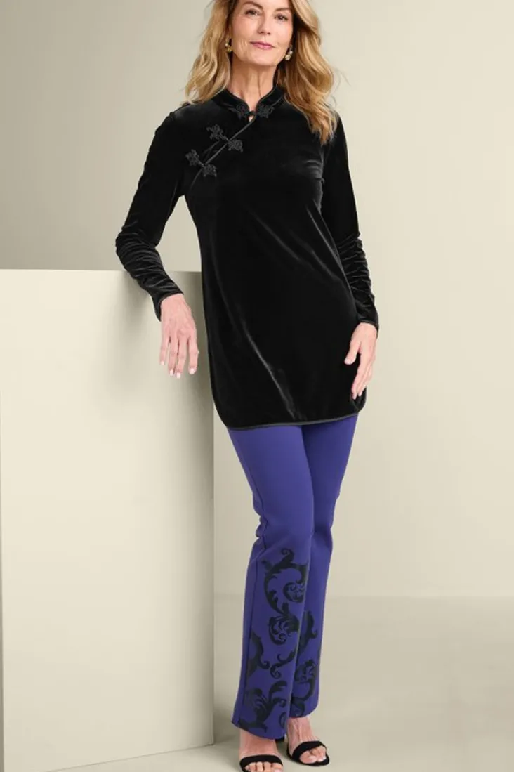 tai_velvet_tunic_2.webp Fashion Soft Surroundings Tai Velvet Tunic Black