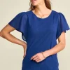 Sale Soft Surroundings Tessa Tee EstateBlue