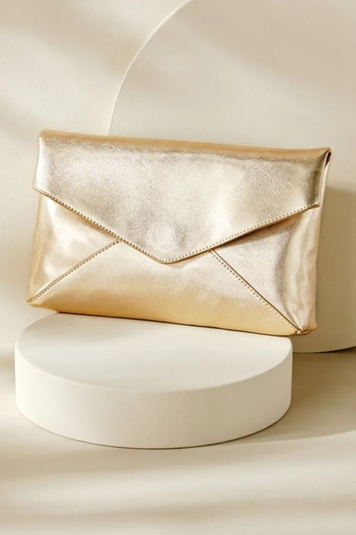 Online Soft Surroundings Tindra Envelope Clutch Gold