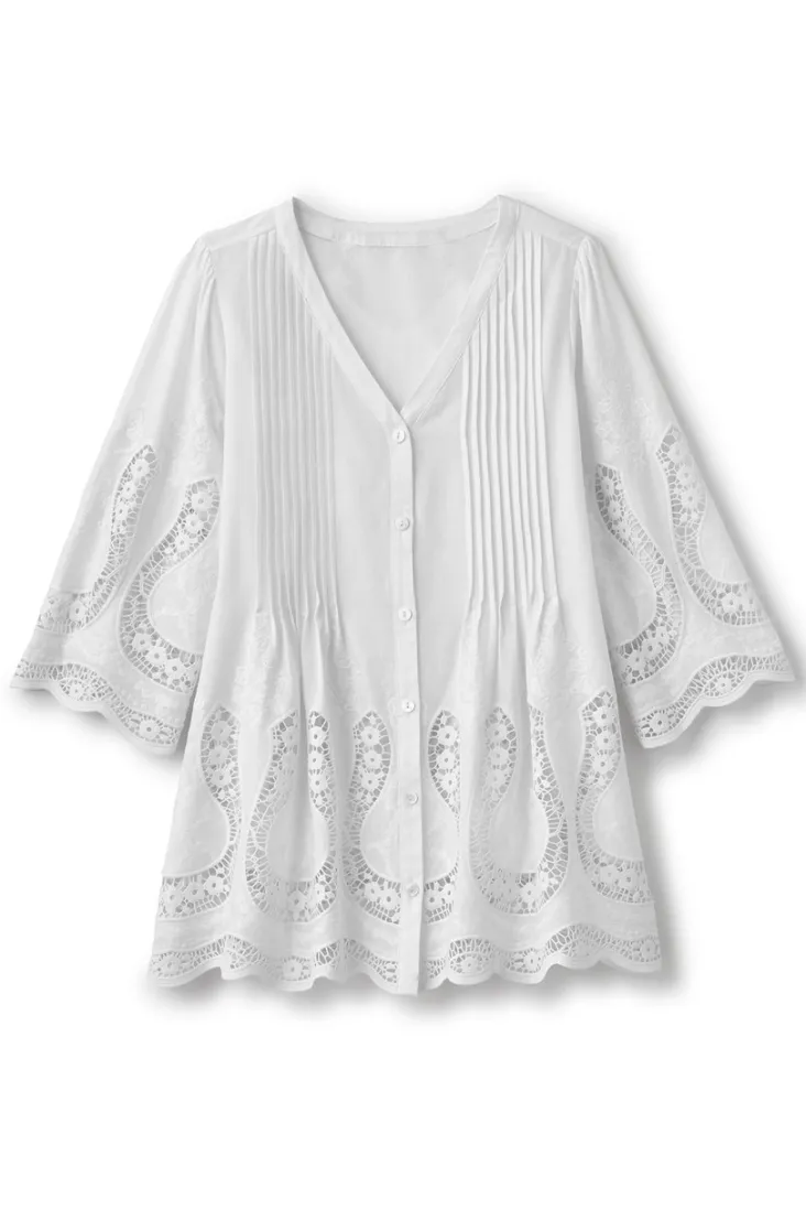trella_eyelet_top_7.webp Best Sale Soft Surroundings Trella Eyelet Top