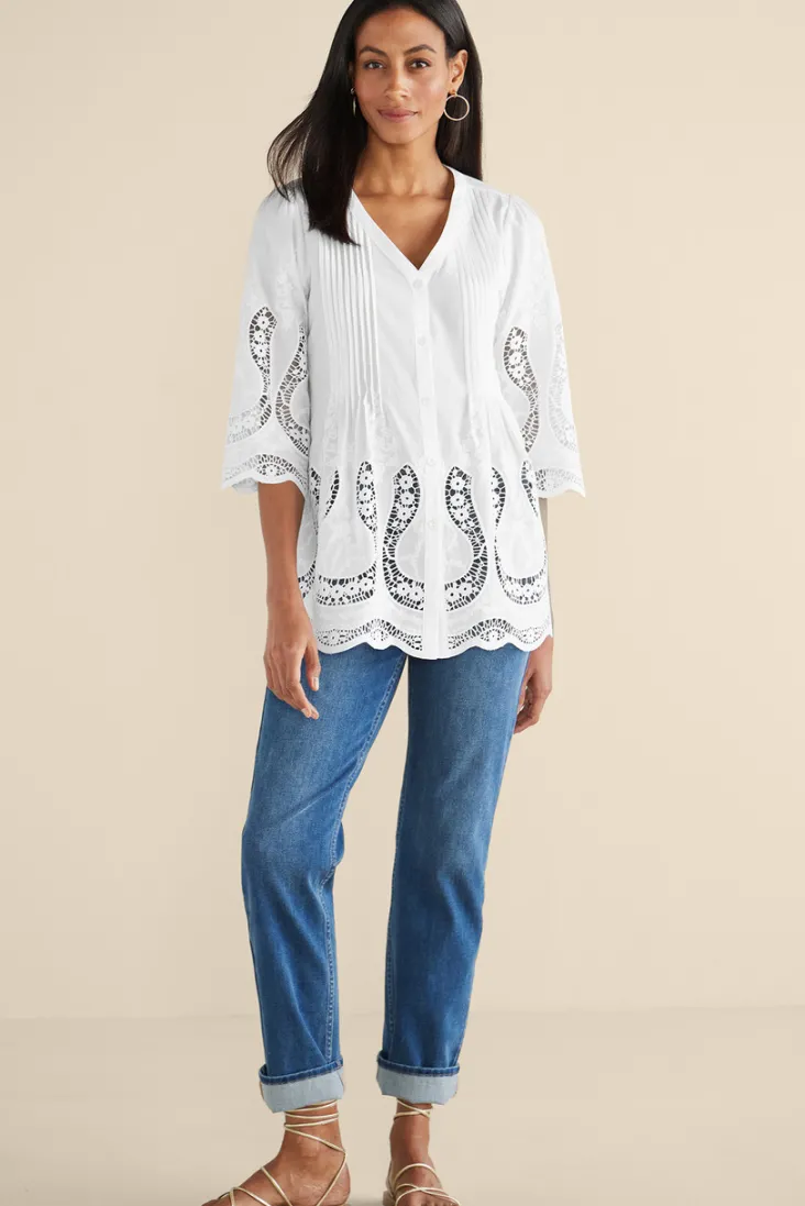 trella_eyelet_top_8.webp Best Sale Soft Surroundings Trella Eyelet Top