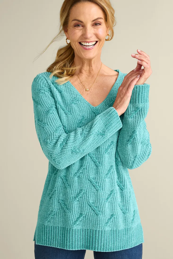 Shop Soft Surroundings Trina Chenille Sweater