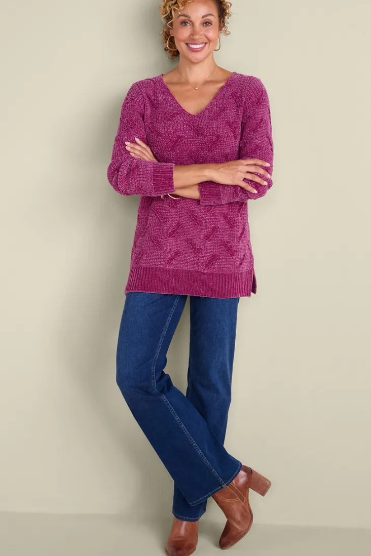 trina_chenille_sweater_18.webp Shop Soft Surroundings Trina Chenille Sweater