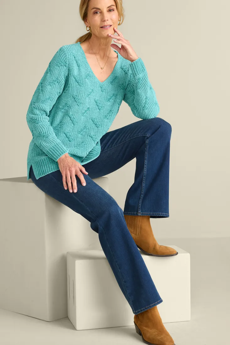 trina_chenille_sweater_2.webp Shop Soft Surroundings Trina Chenille Sweater