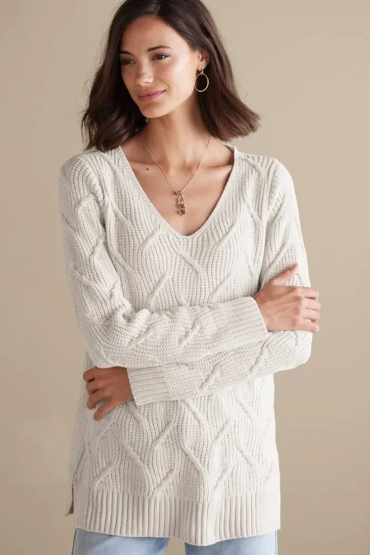 trina_chenille_sweater_6.webp Shop Soft Surroundings Trina Chenille Sweater