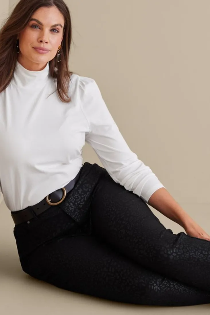 ultimate_denim_animal_straight_leg_jeans_7.webp Fashion Soft Surroundings Ultimate Denim Animal Straight Leg Jeans MetallicAnimal