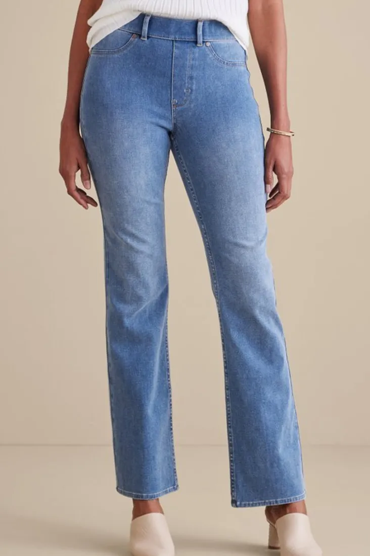 ultimate_denim_pullon_bootcut_jeans_2.webp Discount Soft Surroundings Ultimate Denim Pull-On Bootcut Jeans