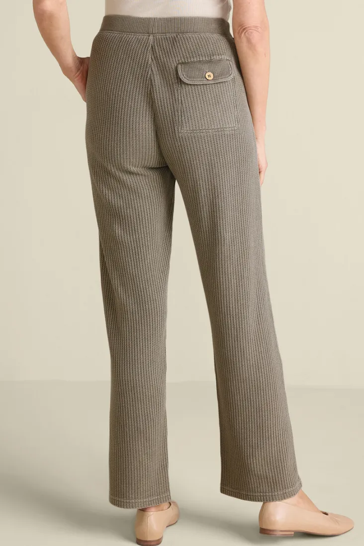 vala_waffle_pullon_pants_2.webp Flash Sale Soft Surroundings Vala Waffle Pull-On Pants DustyOlive