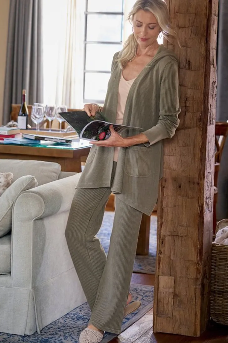 vala_waffle_pullon_pants_4.webp Flash Sale Soft Surroundings Vala Waffle Pull-On Pants DustyOlive