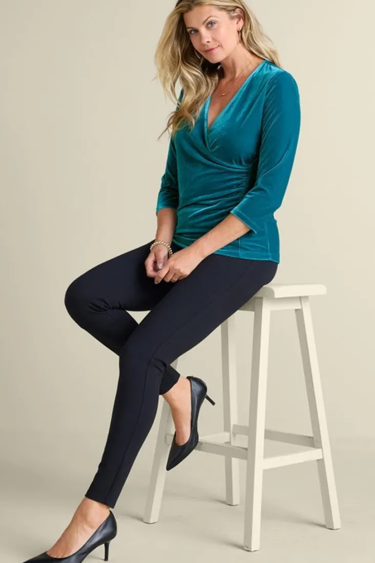 Shop Soft Surroundings Velvet Alyssa Knit Top