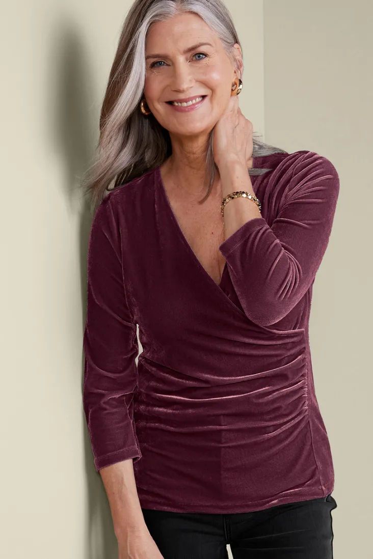 velvet_alyssa_knit_top_42.webp Shop Soft Surroundings Velvet Alyssa Knit Top