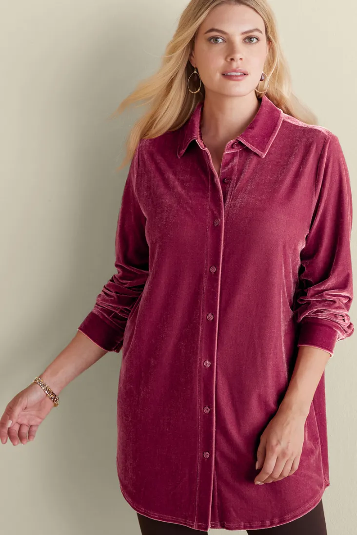 velvet_boyfriend_tunic_shirt_11.webp New Soft Surroundings Velvet Boyfriend Tunic Shirt