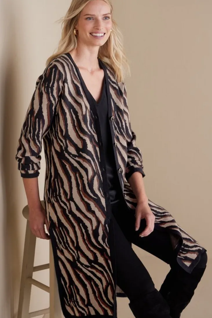 veronica_jacquard_cardigan_0.webp New Soft Surroundings Veronica Jacquard Cardigan NeutralAnimal