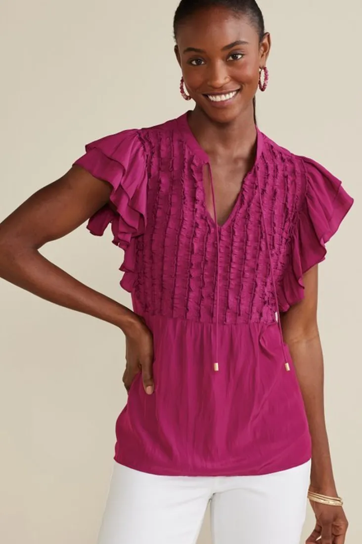 victoria_ruffle_tunic_0.webp Hot Soft Surroundings Victoria Ruffle Tunic Sangria