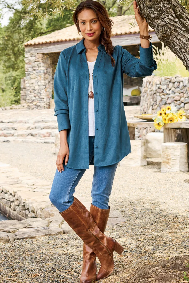 vida_faux_suede_tunic_4.webp Store Soft Surroundings Vida Faux Suede Tunic