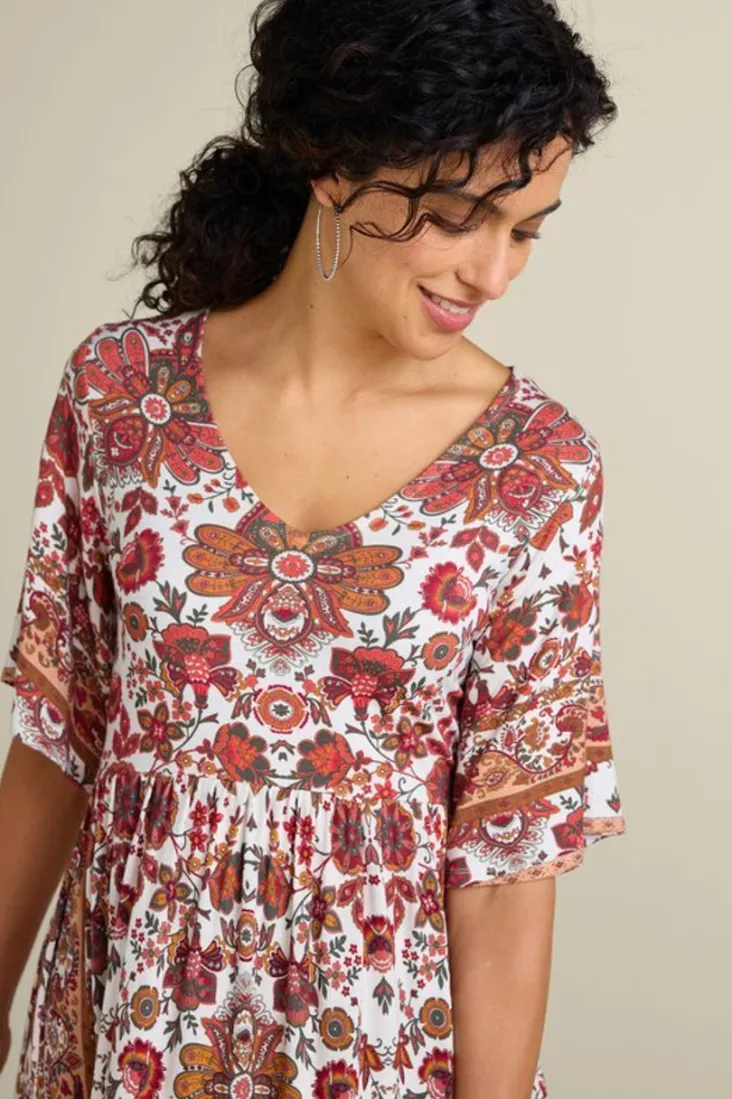 vina_short_sleeve_tunic_5.webp Sale Soft Surroundings Vina Short Sleeve Tunic SanFranScarfCream