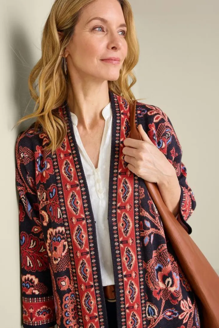 vitrine_jacquard_cardigan_5.webp Cheap Soft Surroundings Vitrine Jacquard Cardigan FallGarden