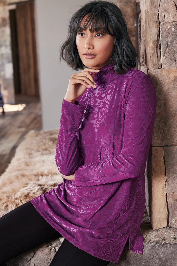 walden_velvet_turtleneck_4.webp Sale Soft Surroundings Walden Velvet Turtleneck