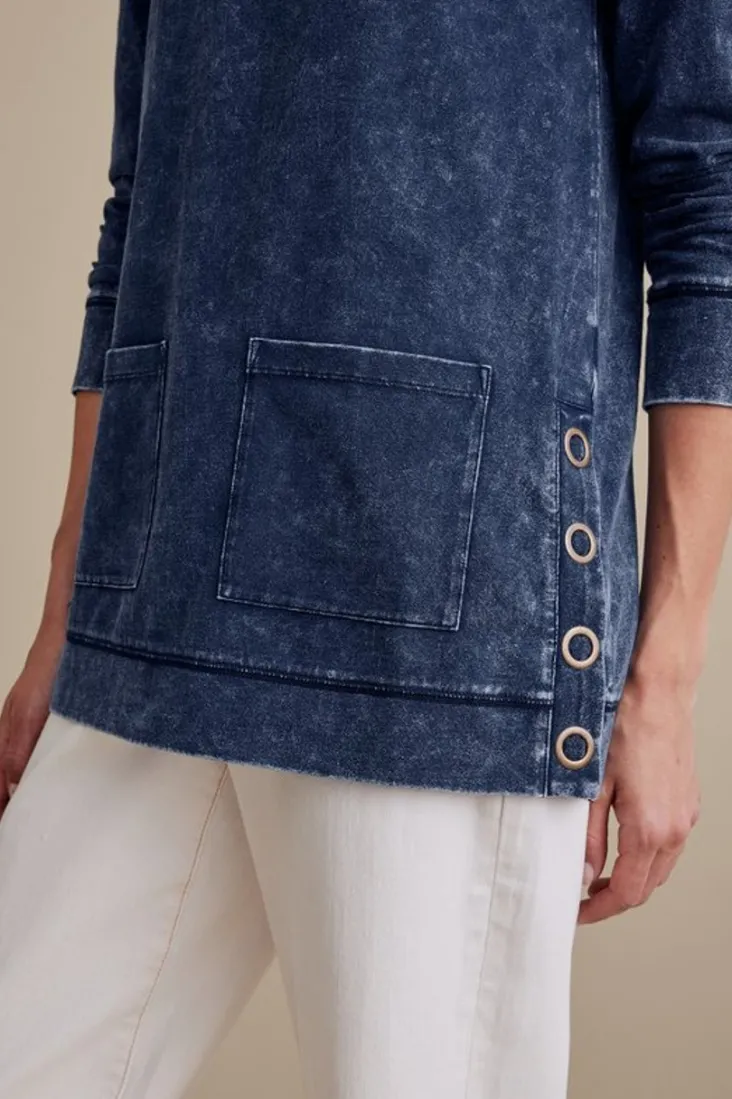 washed_make_it_snappy_pullover_5.webp Best Soft Surroundings Washed Make It Snappy Pullover DenimBlue