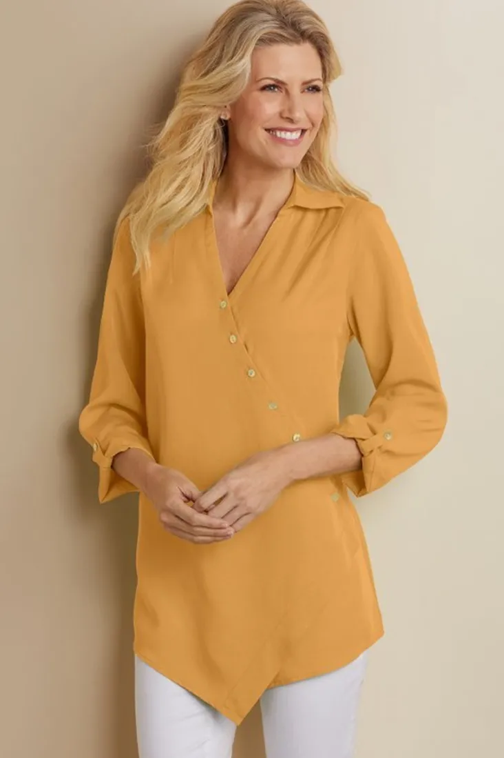 washed_tencel_tunic_27.webp Best Sale Soft Surroundings Washed Tencel™ Tunic LightWashDenim