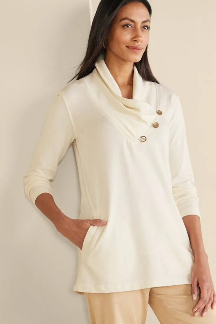 Shop Soft Surroundings Westminster Tunic Sweatshirt