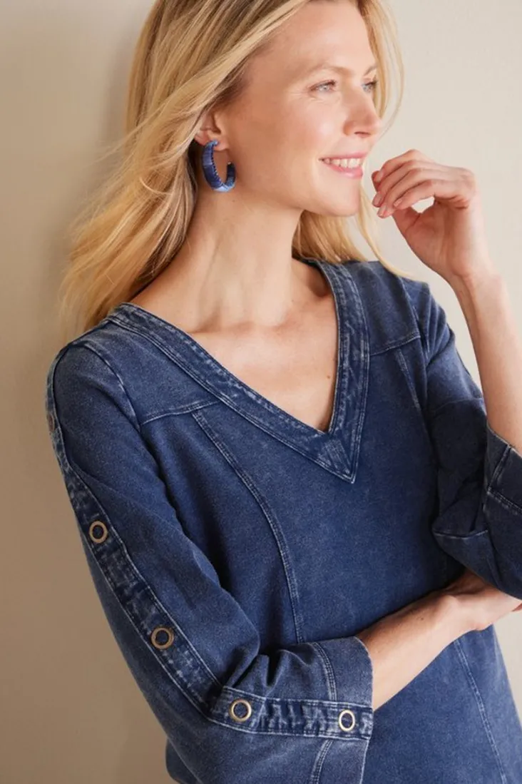 wilma_washed_knit_denim_tunic_5.webp Store Soft Surroundings Wilma Washed Knit Denim Tunic DenimBlue