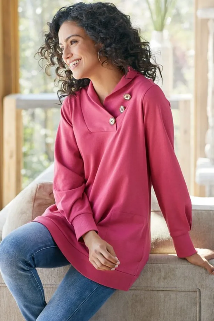 Store Soft Surroundings Winifred Pullover Cinnamon