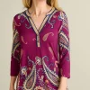 Outlet Soft Surroundings Zennia Printed Tunic OsteriaScarf