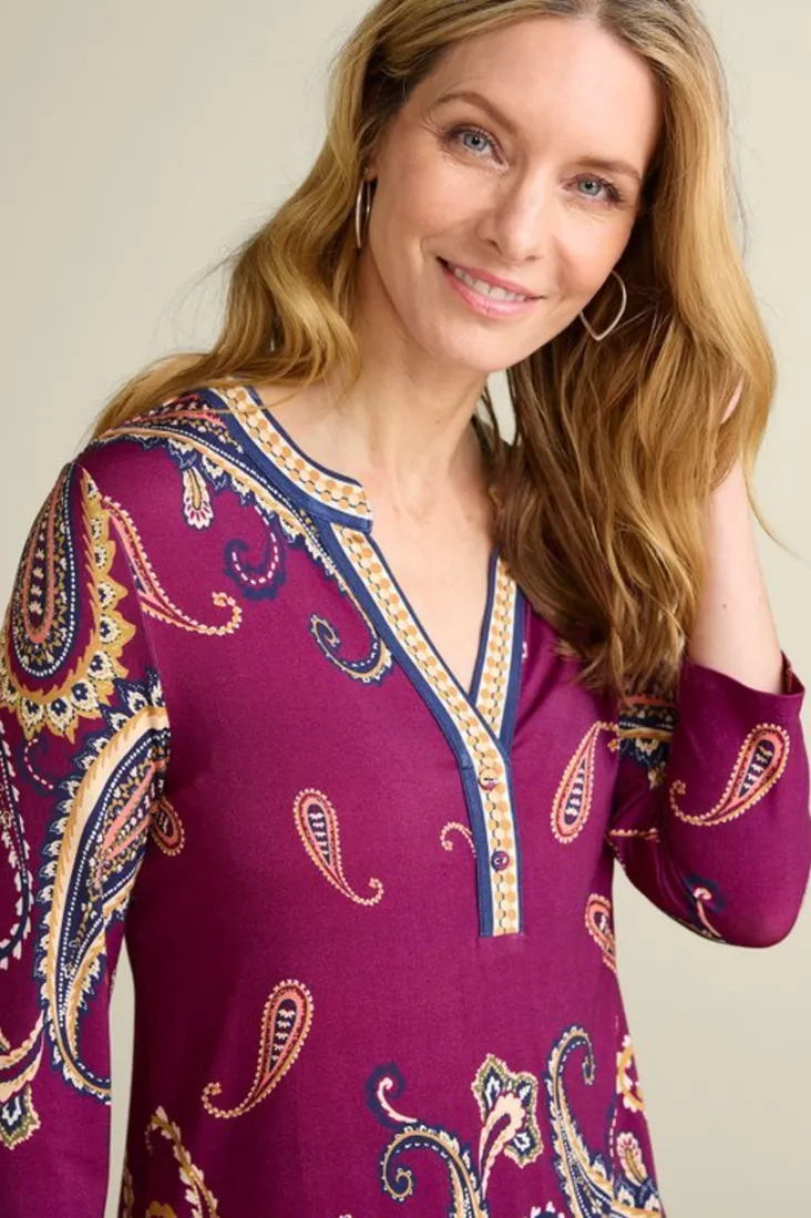 zennia_printed_tunic_5.webp Outlet Soft Surroundings Zennia Printed Tunic OsteriaScarf